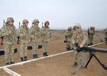 Hərbi vəzifəlilər ilə növbəti təlim toplanışı oldu – Video