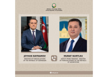 Azərbaycan və Qazaxıstan XİN rəhbərlərinin telefon danışığı olub