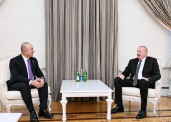 Prezident İlham Əliyev Mövlud Çavuşoğlunu qəbul edib