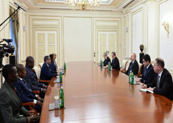 Prezident İlham Əliyev Qvineya-Bisau Respublikasının nümayəndə heyətini qəbul edib