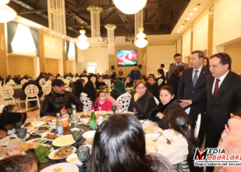 Qazaxda şəhid ailələri üçün bayram süfrəsi açılıb – VİDEO