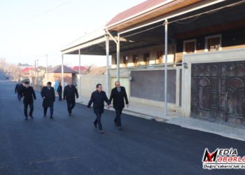 İcra başçısı yeni asfalt örtüyü vurulmuş küçələrdə görülmüş işlərlə tanış olub