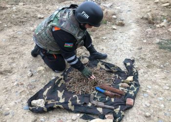 Qobustanda silah-sursat aşkar edilib – VİDEO