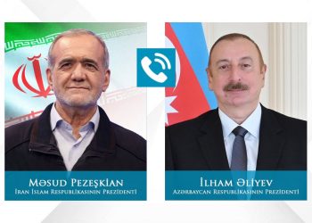 Prezidenti İlham Əliyevlə İran İslam Respublikasının Prezidenti arasında telefon danışığı olub