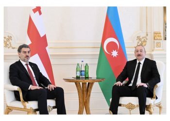 Azərbaycan və Gürcüstan prezidentləri mətbuat bəyanatlarla çıxış ediblər