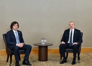 Azərbaycan Prezidenti Kobaxidze ilə görüşüb