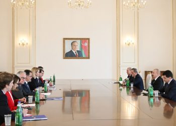 Prezident İlham Əliyev Kaya Kallası qəbul edib