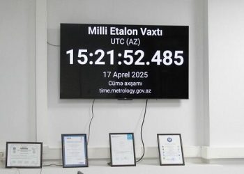 Milli Etalon Vaxtı yaradılır