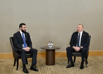 Azərbaycan Prezidenti Suriya lideri Əhməd Əl Şaraa ilə görüşüb