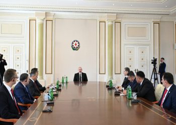 Prezident İlham Əliyev TDT-nin daxili işlər nazirlərini qəbul edib