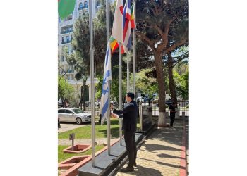 İsrailin Azərbaycandakı səfirliyində bayraq endirilib