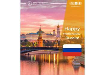 Azərbaycan XİN Rusiyanı təbrik edib