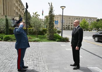 Prezident İlham Əliyev Dövlət Gömrük Komitəsinin yeni inzibati binasının açılışında iştirak edib