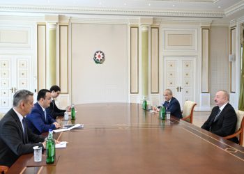 Prezident İlham Əliyev Özbəkistanın investisiya, sənaye və ticarət nazirini qəbul edib