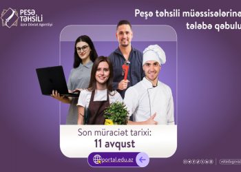 Peşə məktəblərinə tələbə qəbuluna start verilib