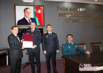 Qazaxda icra başçısı bir qrup Polis əməkdaşını peşə bayramları münasibətilə Fəxri Fərmanla təltif edib