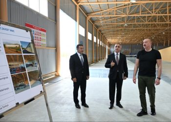 Xocalı kərpic zavodunun açılışı olub