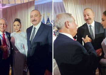 Prezidentlə xanımı BMT Baş Assambleyasının rəsmi qəbulunda