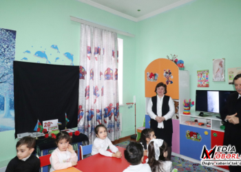 İcra başçısı rayonda fəaliyyət göstərən uşaq bağçalarında olub