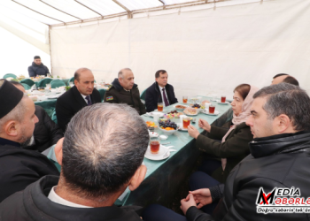 Qazaxda icra başçısı şəhid övladının hüzr mərasimində iştirak edib və ailəsinə başsağlığı verib