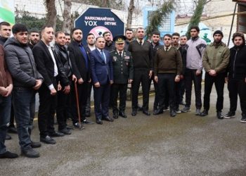 Polkovnik Cəlil Xəlilov Qubada veteranlarla görüşüb