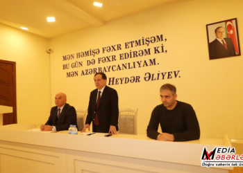 İcra başçısı “Qazax İdman paytaxtı 2026″nın açılış mərasimi ilə əlaqədar Qazaxda səfərdə olan media nümayəndələri və qonaqlarla görüşüb