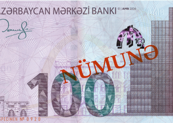 Yeni 100 manatlıqlar tədavüldə – FOTO