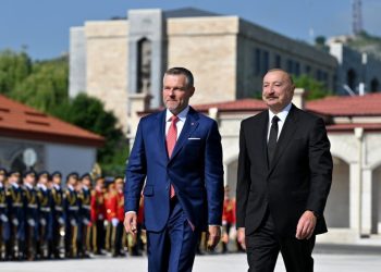 Slovakiya Prezidentinin Şuşada rəsmi qarşılanma mərasimi olub