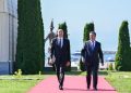 Prezident İlham Əliyevin Çolpon-Ata şəhərində rəsmi qarşılanma mərasimi olub – FOTO