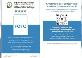 Jurnalist vəsiqəsinə görə 20 manatlıq ödəniş ləğv edildi