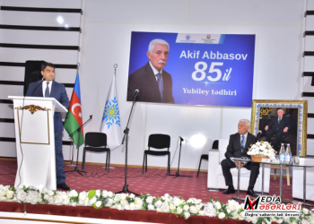 Ağstafada Yeni Azərbaycan Partiyasının veteranı Akif Abbasovun anadan olmasının 85 illik yubileyi qeyd olunub – FOTOLAR
