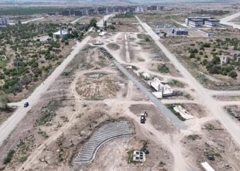 Ağdamda Mərkəzi parkın tikintisi davam etdirilir