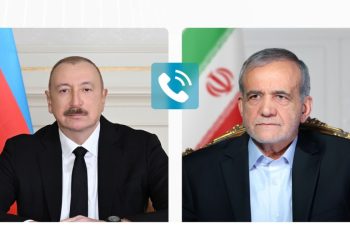 Prezident İlham Əliyev Məsud Pezeşkiana zəng edib