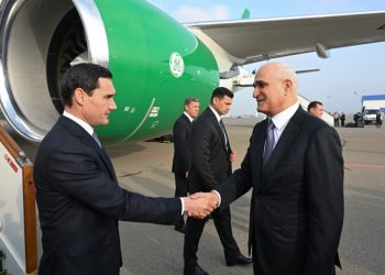 Türkmənistan Prezidenti Azərbaycana səfərə gəlib