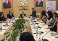 Xalq Şairi Sabir Rüstəmxanlı Milli Kitabxanada “Dilimiz milli-mədəni kimliyimizin təməlidir” mövzusunda məruzə edib
